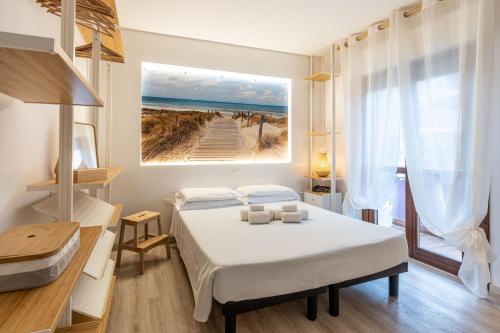 Postel nebo postele na pokoji v ubytování Hotel Germania