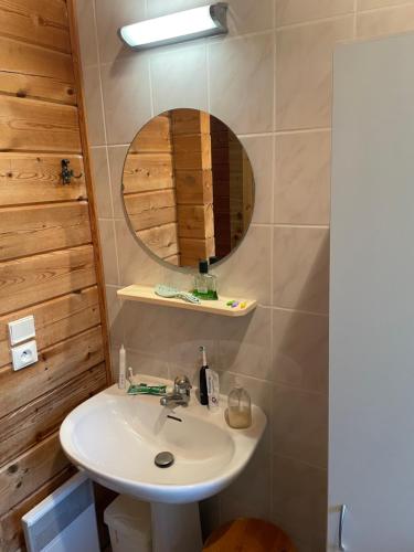 Koupelna v ubytování Chalet Janot