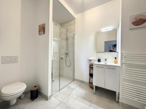 Koupelna v ubytování Le 121 - Appartement 101