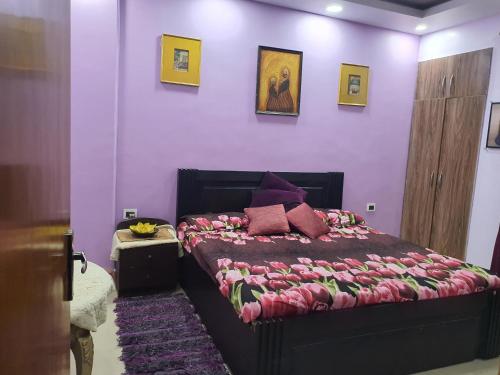 Katil atau katil-katil dalam bilik di Lilac room,
