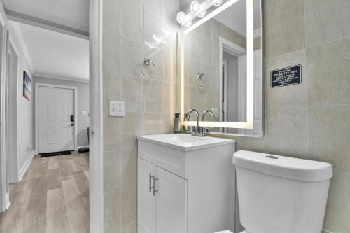 Koupelna v ubytování Kismet Haven