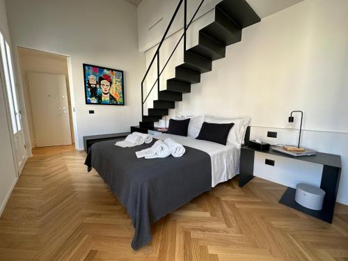 Postel nebo postele na pokoji v ubytování Gonia Residence