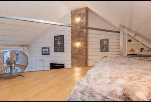 Cama ou camas em um quarto em Prima Riga