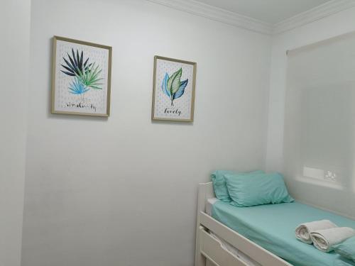 Posteľ alebo postele v izbe v ubytovaní Apartamento familiar