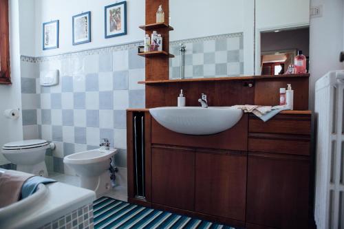 Koupelna v ubytování Villa Fiorenzani