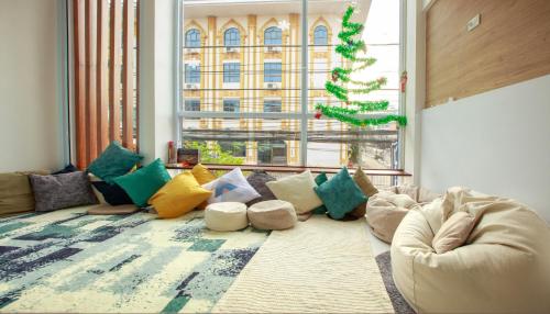 Zona d'estar a Lafami Hostel
