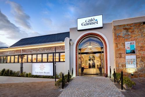 a store front of a building with a entrance at Protea Hotel by Marriott Mossel Bay in Mossel Bay