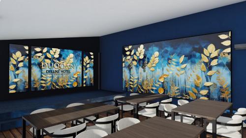 duqqan deluxe hotelにあるシーティングエリア