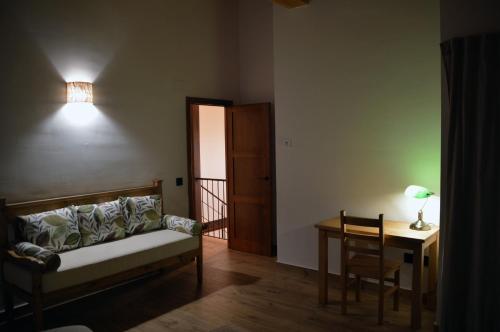 Ένα ή περισσότερα κρεβάτια σε δωμάτιο στο Casas Las Hazas