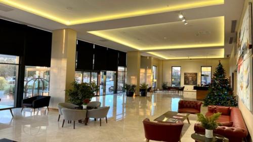 Χώρος καθιστικού στο Türkmen Riverside Hotel Adana