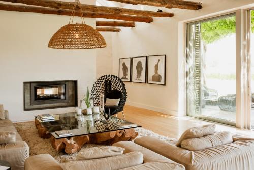 Χώρος καθιστικού στο MAISON FRANSCHHOEK