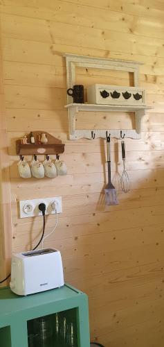 Kuchyň nebo kuchyňský kout v ubytování Pavillon de la biche