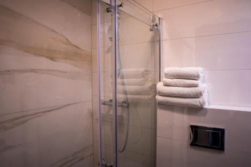Koupelna v ubytování Brassel Aparthotel