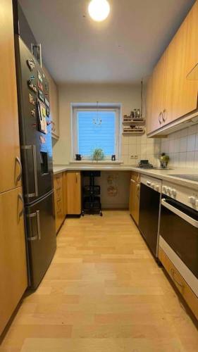 Η κουζίνα ή μικρή κουζίνα στο Gemütliche 3 Zimmer Wohnung Ruben