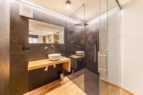 Bilik mandi di Naturoase Stegerhof Apt Sonnenblume
