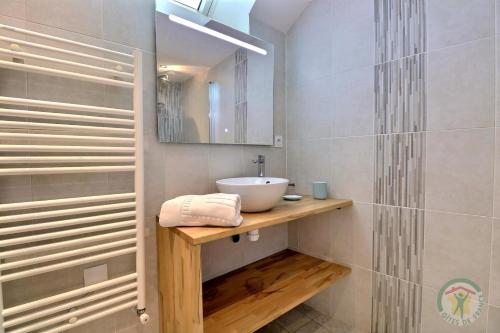 Phòng tắm tại La petite salmonais