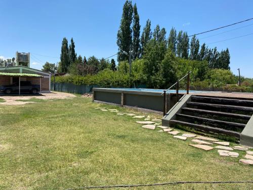 Een tuin van Cabañas Vista andes