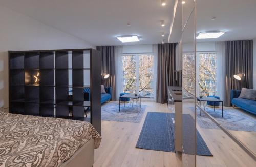 Гостиная зона в Revalia Das Haus Studios