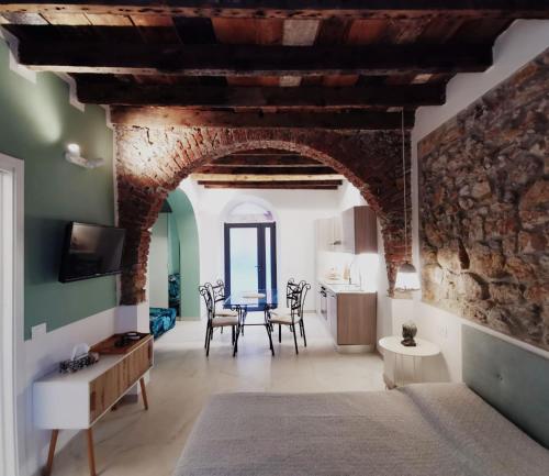 Χώρος καθιστικού στο Mirto e Lavanda