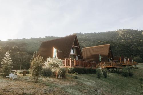 Landskap semula jadi dekat dengan rumah tamu ini