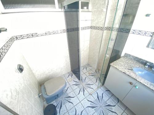 Ванная комната в Quarto Privativo - Suítes - Pé na Areia Canto do Forte