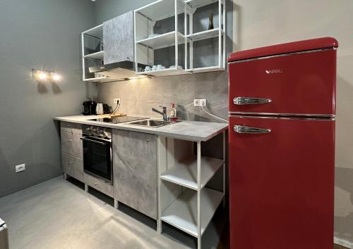 Cuisine ou kitchenette dans l'établissement Hotel Brauhof Wien