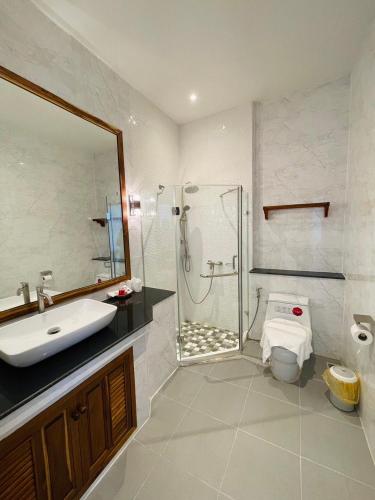 Ένα μπάνιο στο Kum-Chan House Hotel (เฮือนก่ำจันทร์)