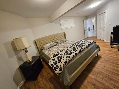 Un pat sau paturi într-o cameră la Oakridge