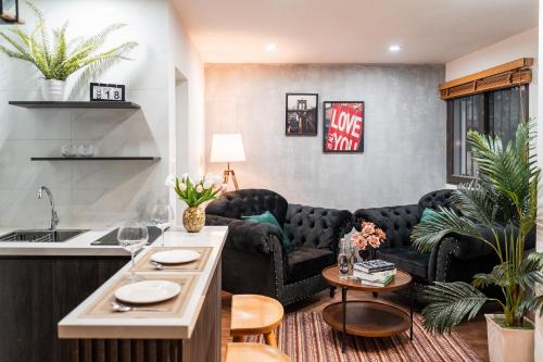 Posezení v ubytování LaHomestay Khuất Duy Tiến