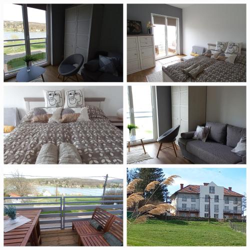 Posezení v ubytování Onix-Vital Apartman Orfű