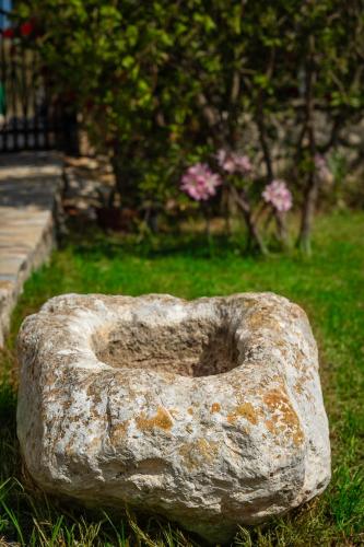 Un jardín fuera de Villa Dionysios