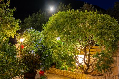Un jardín fuera de Villa Dionysios