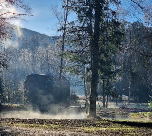 Paysage naturel près de the country house