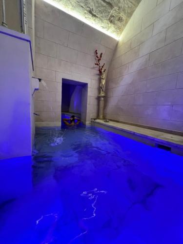 Cette chambre dispose d'une piscine d'eau à l'étage. dans l'établissement Handy Specus, à Brindisi
