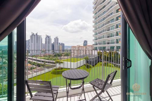 Balkón nebo terasa v ubytování Datum Jelatek Residence, KLCC