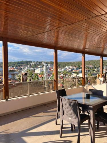 Μπαλκόνι ή βεράντα στο Sigacik Marina Apart Hotel