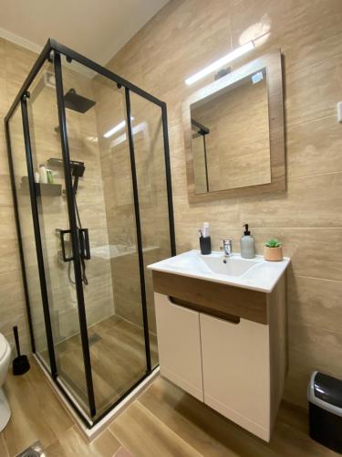 Ένα μπάνιο στο Apartman Minja Trebinje