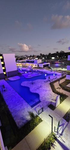 Bazén v ubytování Porto de galinhas Muro alto Makia nebo v jeho okolí