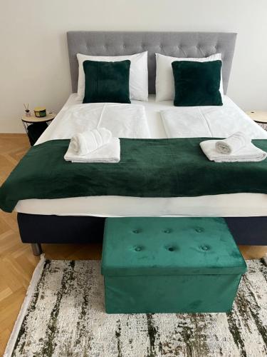 Katil atau katil-katil dalam bilik di Anna Luxury Apartment