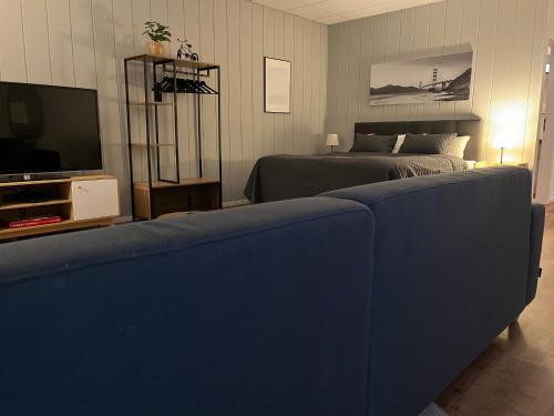 Postel nebo postele na pokoji v ubytování Weimotel am See mit Parkplatz, Küche und HDTV