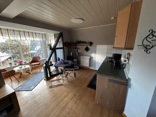 Η κουζίνα ή μικρή κουζίνα στο Partzsch Apartment