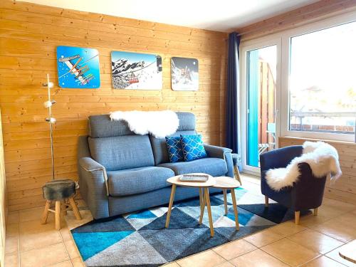 Appartement de charme au pied des pistes, centre des Gets, balcon et terrasse, 2 chambres, Wi-Fi gratuit - FR-1-623-268