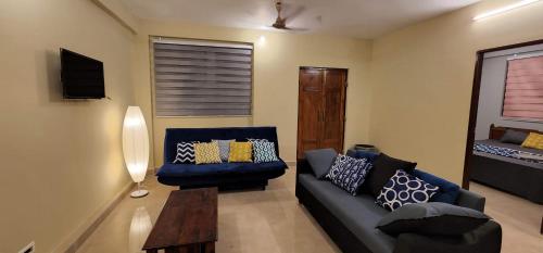 TV o dispositivi per l'intrattenimento presso Wild Orchid 5BHK Villa & Eco Cottages in Sancoale Valley