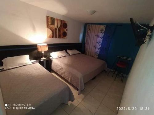 Hotel Vithezにあるベッド