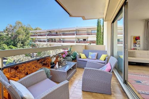 Spacieux studio à 150m de la plage 2 terrasses