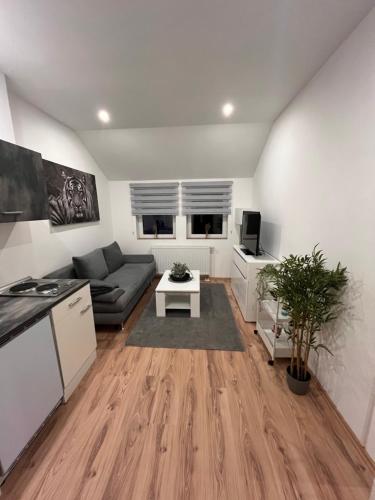Dapur atau dapur kecil di Apartment Södderich 2