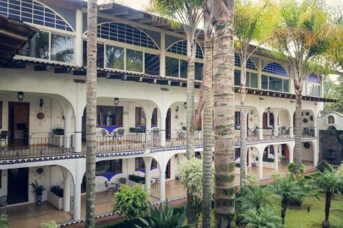 Balkón nebo terasa v ubytování Hotel El Rebozo