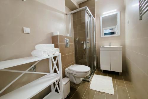 A bathroom at Apartman Aleksandar