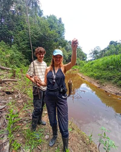 Επισκέπτες που μένουν στο Hostal Búho Amazonas tours
