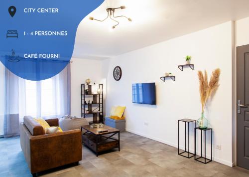 La Sweet House Dorée Centre Ville Wifi Tout confort